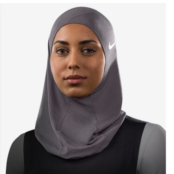 Nike Other - Nike Pro Hijab Atmosphere Gray M/L New in Box